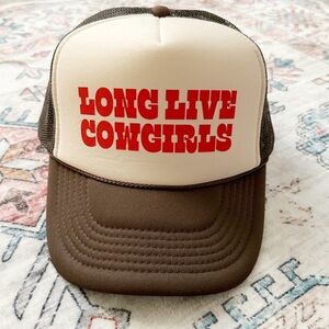 NWOT Long Live Cowgirls Trucker Hat